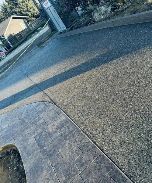 Exposed Aggregate And Stamp Finish in Tacoma